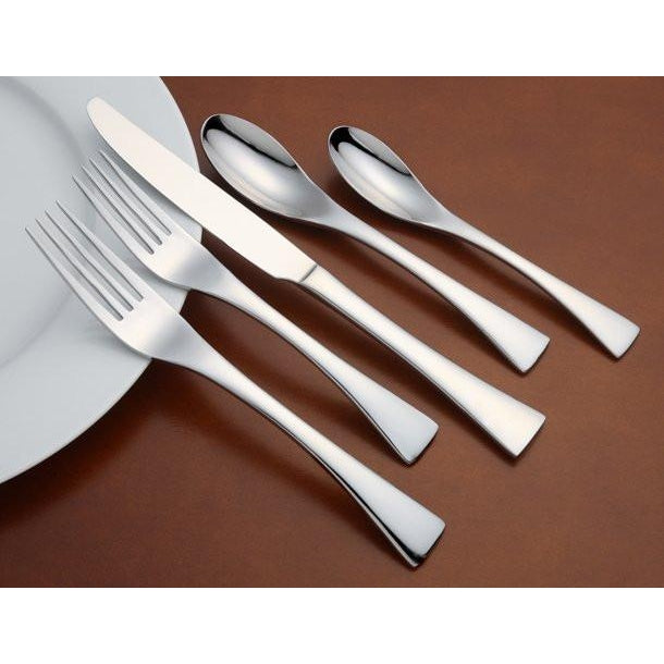 Oneida Stasis 5 Piece Casual Flatware Set, Service for 1 | Extra 30% Off Code FF30 | Finest Flatware