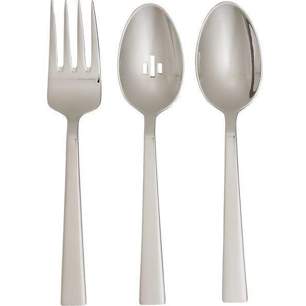 Crate & Barrel Techny Serving Set by Oneida | Extra 30% Off Code FF30 | Finest Flatware